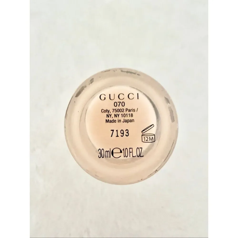 Gucci Face Satin Matte Foundation 070 1.0 oz 30ml Used Once 90%+ Full